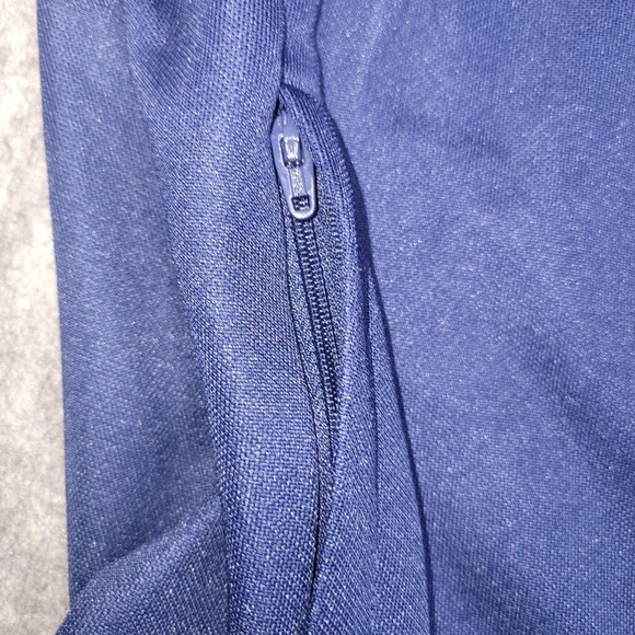 Adidas Track Jacket Kids Size XS Thumb Holes Full Zip Pocket Blue BR2707 - Picture 5 of 13